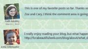 The final speech bubbles effect in several browsers